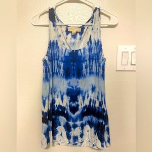 100% silk tie dye Michael Kors top